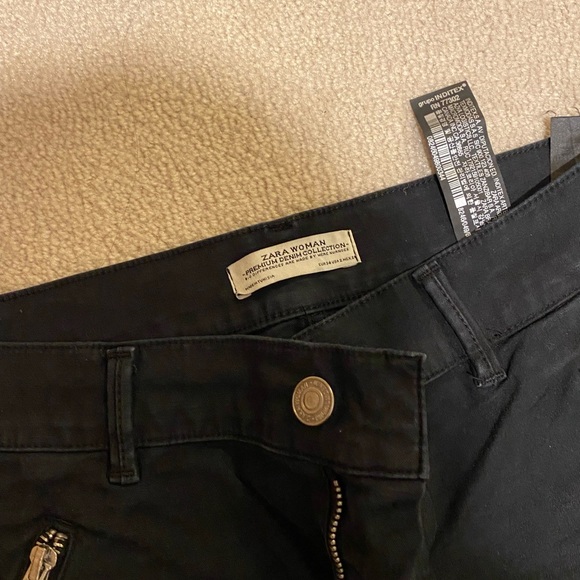 Zara loose fit denim jogger style jeans - Picture 2 of 6